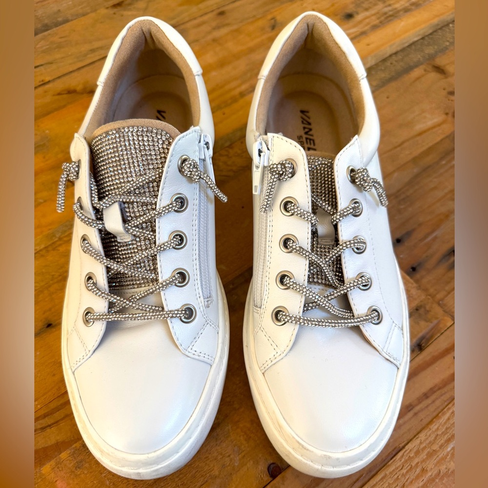 Vaneli Yasin Rhinestone Sneakers, 8 1/2 Narrow